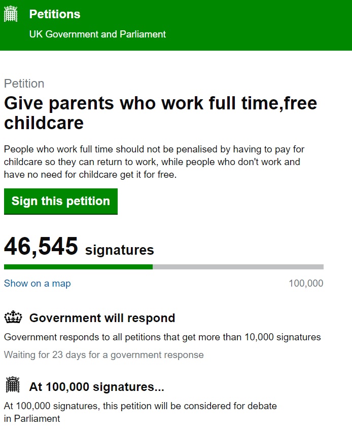 Childcare Petition